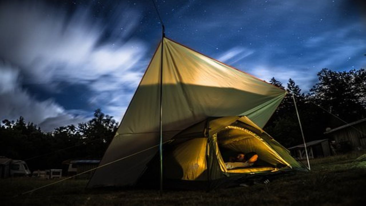 tenda per campeggio sostenibile