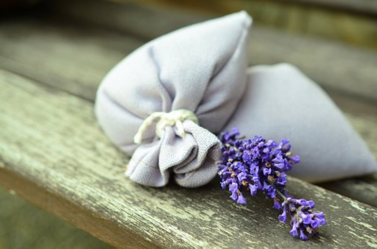 sacchettino con fiori di lavanda