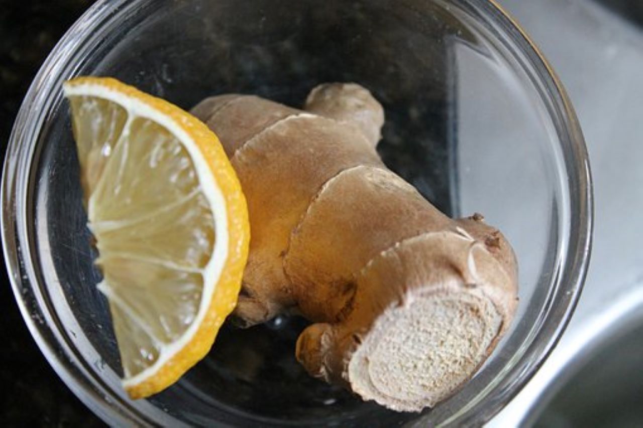 infuso di zenzero e limone