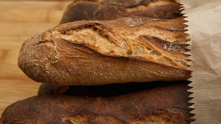 pane sottosopra pagnotta