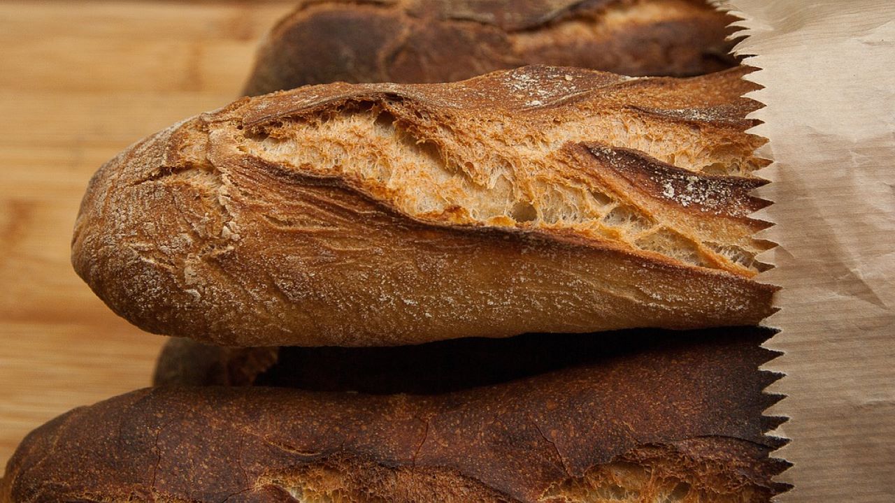 Pane sottosopra pagnotta