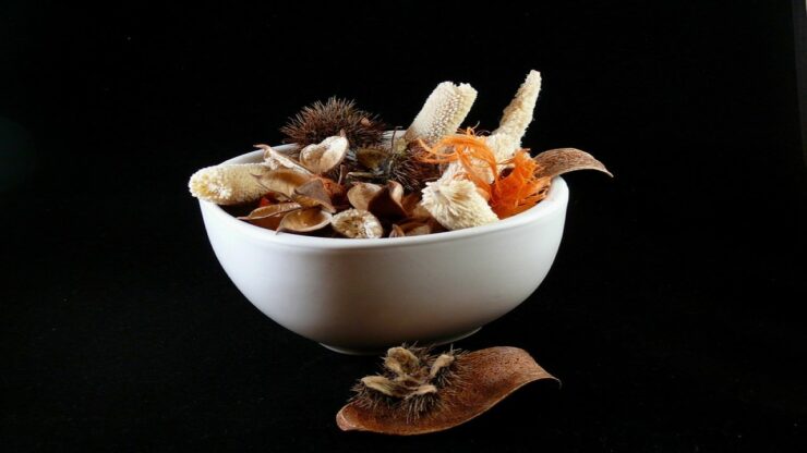 pot pourri decorativo autunnale