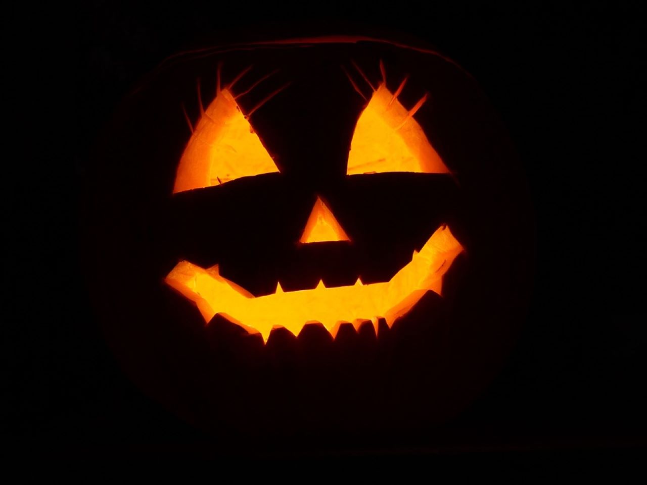 zucca Halloween illuminata