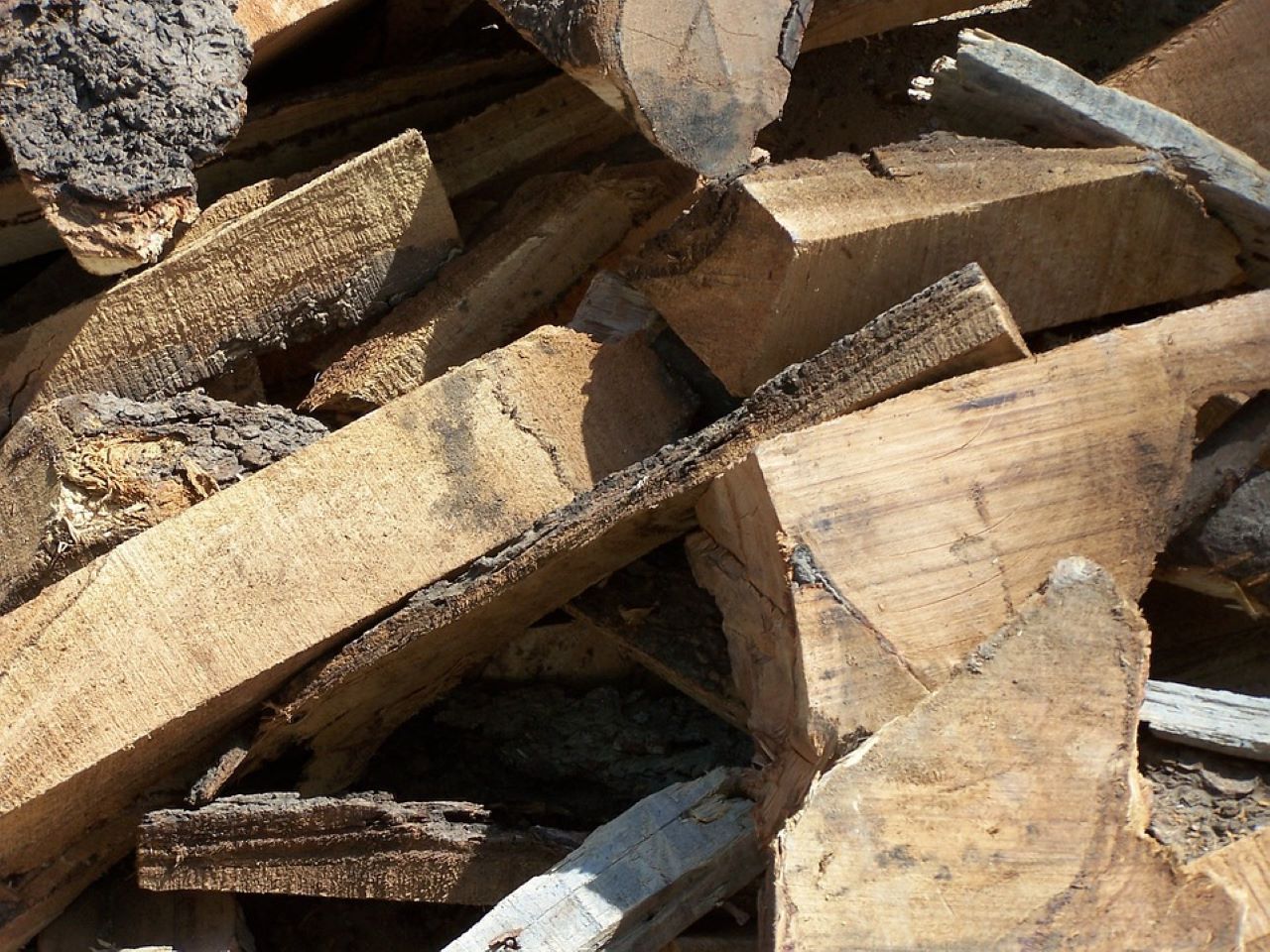 legno tagliato
