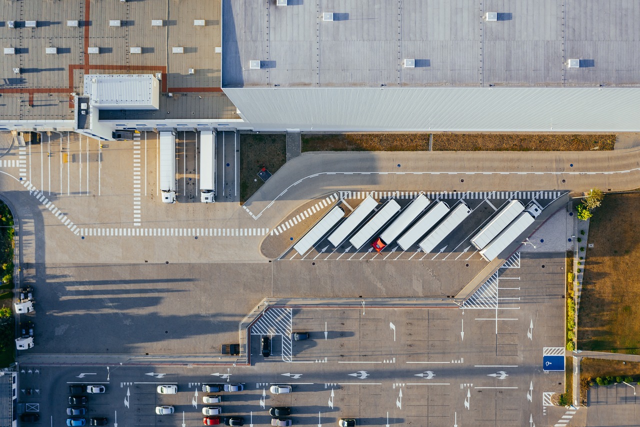 Stabilimento visto dall'alto