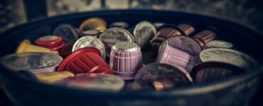 piatto con capsule