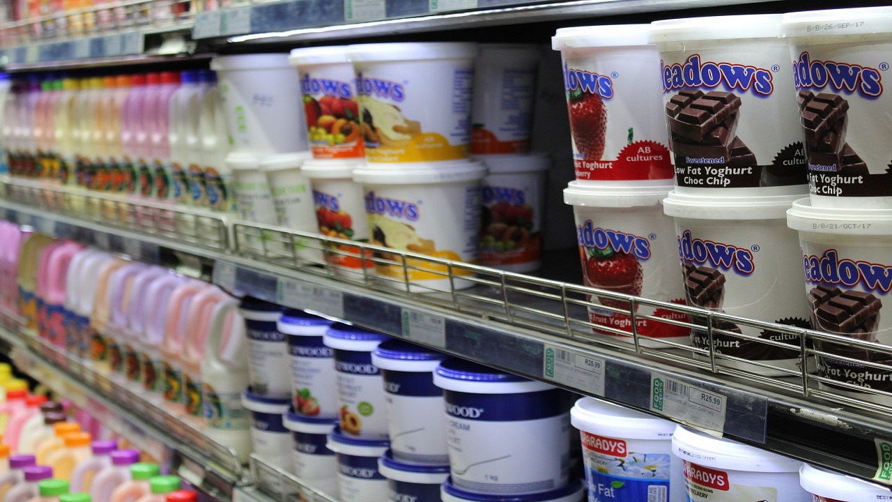 yogurt nel supermercato