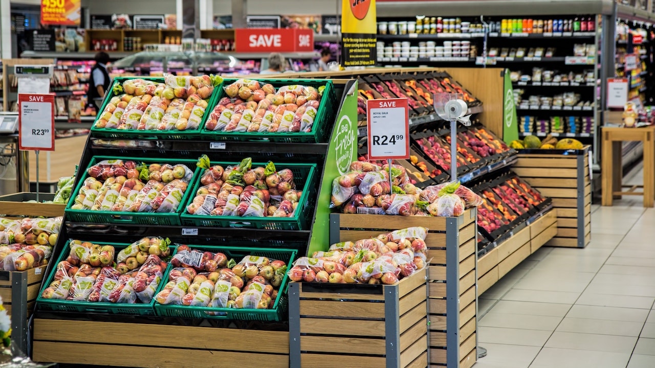 Banco frutta supermercato