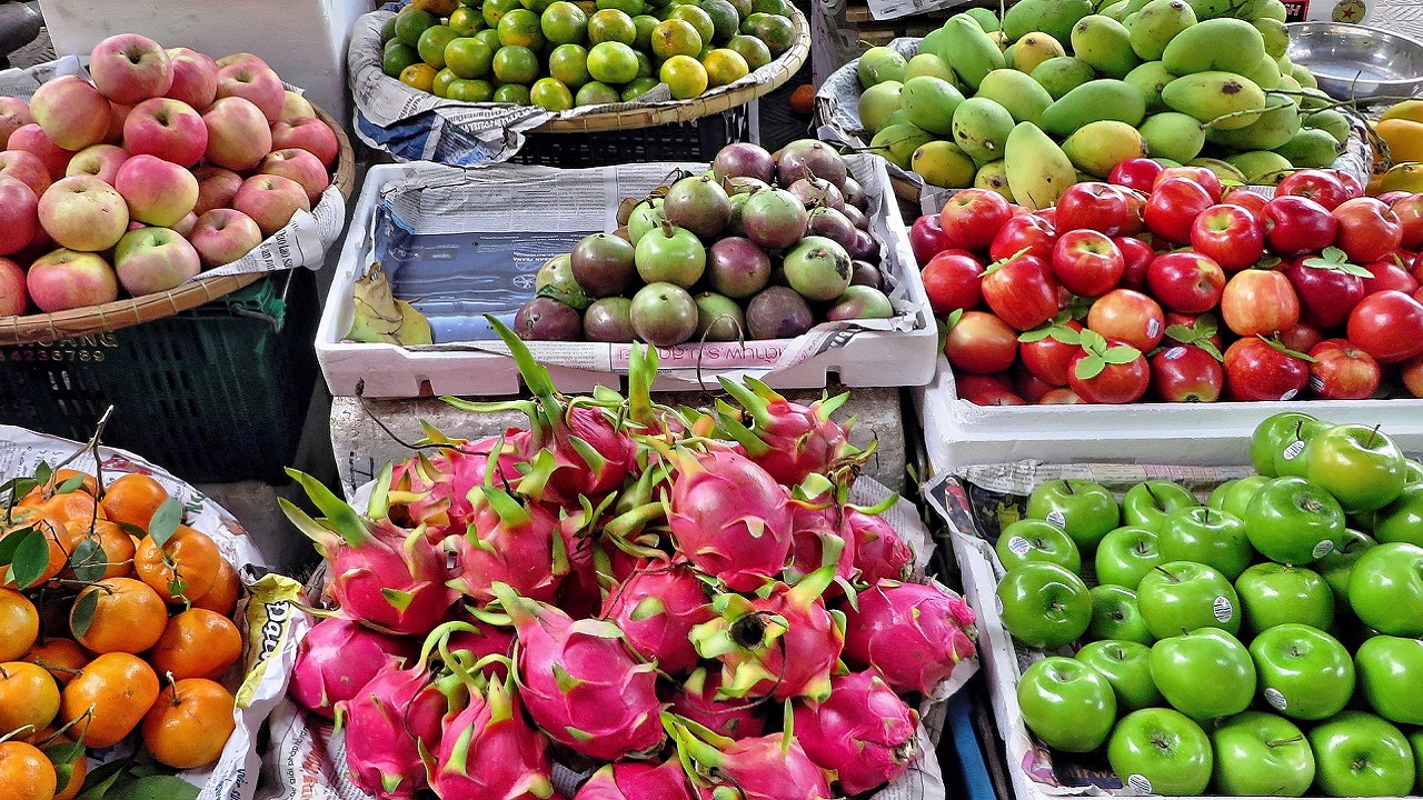 frutta al mercato