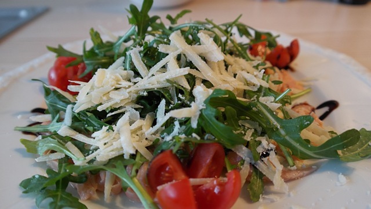 carpaccio con la rucola